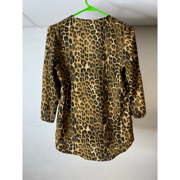Express Cheetah Blouse Small - Picture 4 of 4